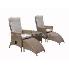 Outdoor Garden Rattan Chaise Sun Lounge Chair